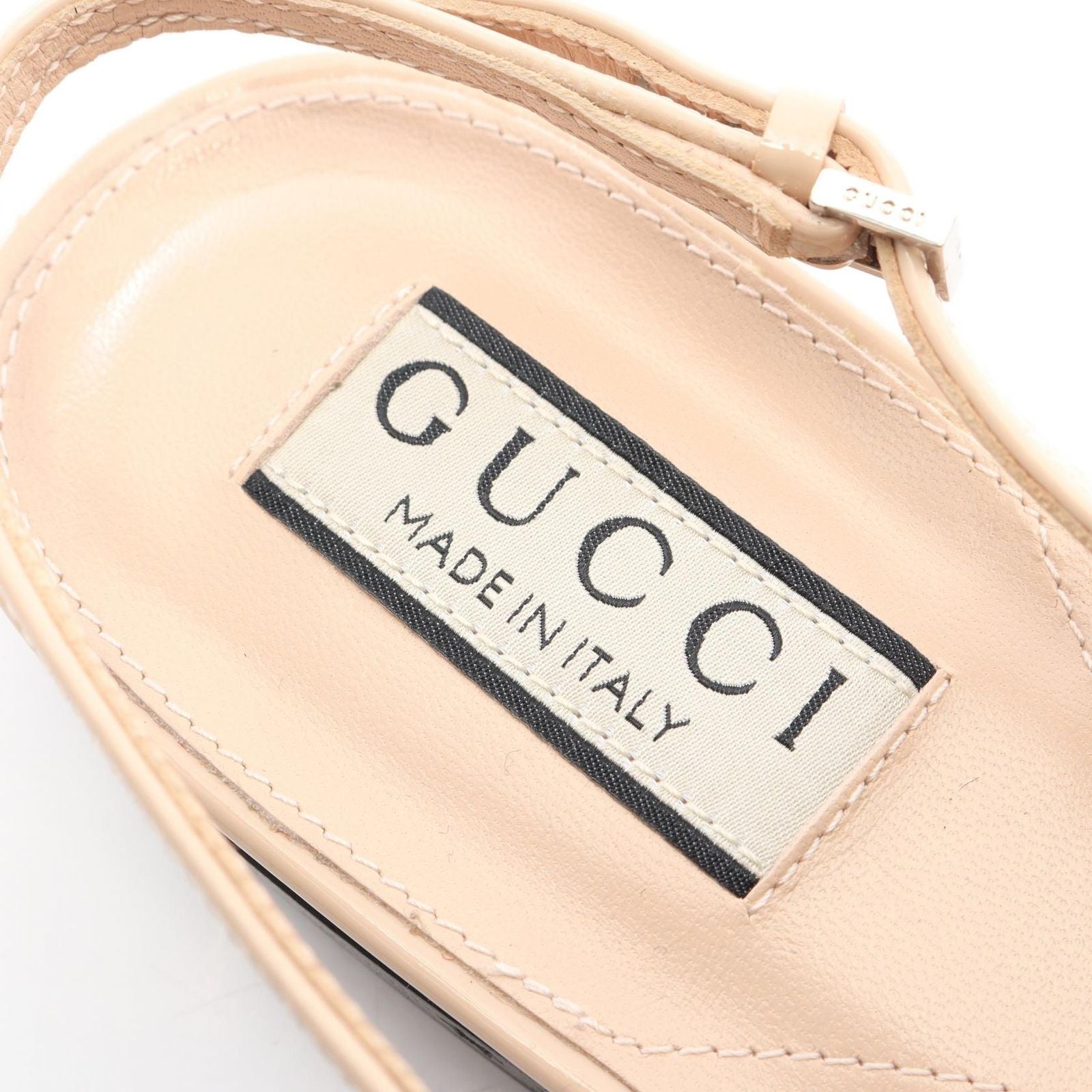 Gucci Sandals Double Ballet Shoes Patent Leather — view 5