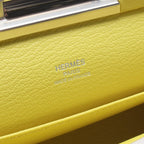 Hermes Shoulder Bag Click 21 Lime Leather — view 4