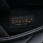 Chanel Shoulder Bag Quilted Small Black Leather Small Flap Chain — view 4