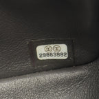 Chanel Shoulder Bag Mini Quilted Charcoal Gray Lambskin Chain — view 5