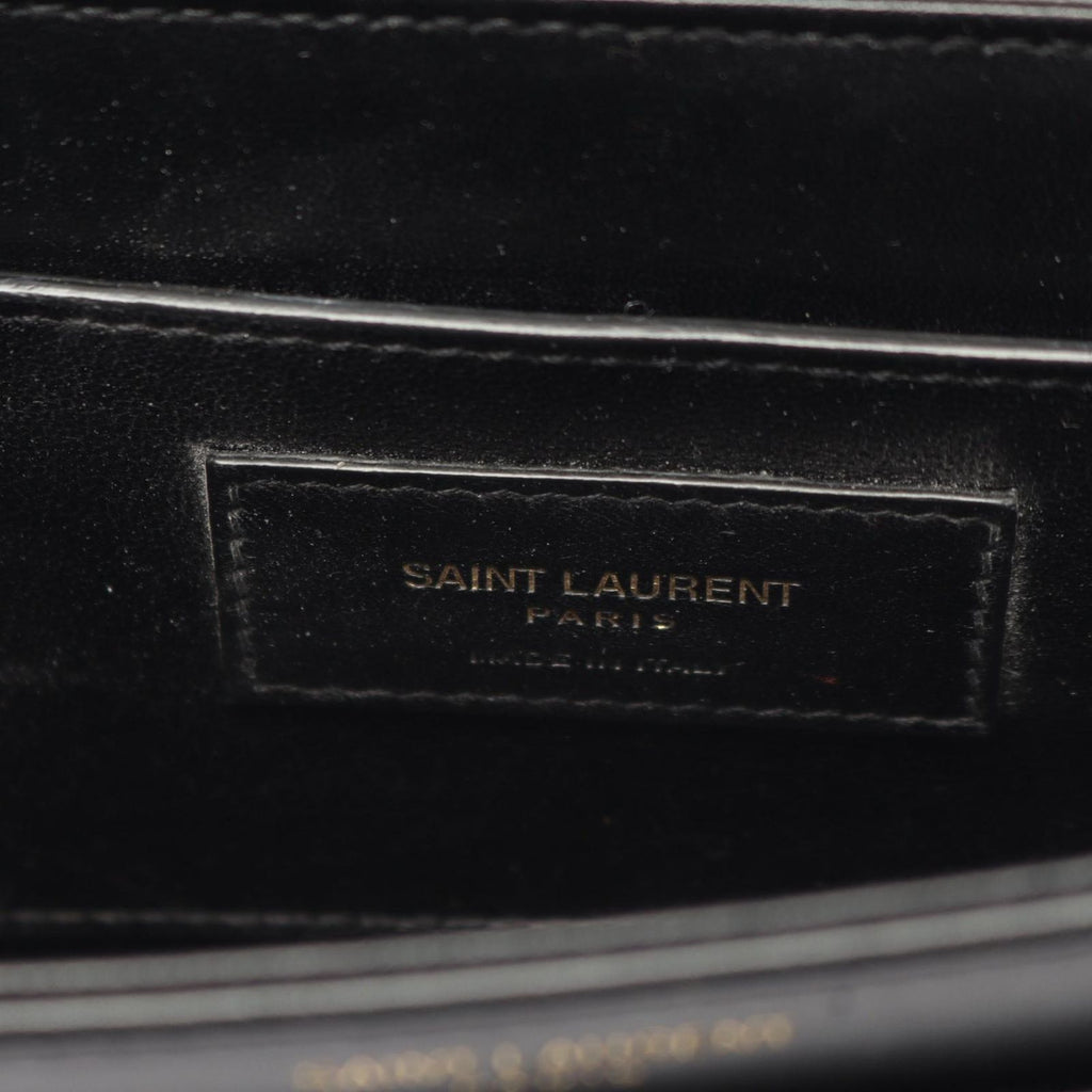 Saint Laurent Paris Shoulder Bag Solferino Small Black Multi Fabric Leather — view 4