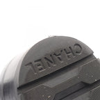 Chanel Boots Quilted Short Black Leather CC Logo — view 8