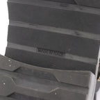 Chanel Boots Quilted Short Black Leather CC Logo — view 6