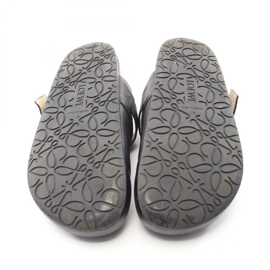 Loewe Sandals Anagram Leather — view 4