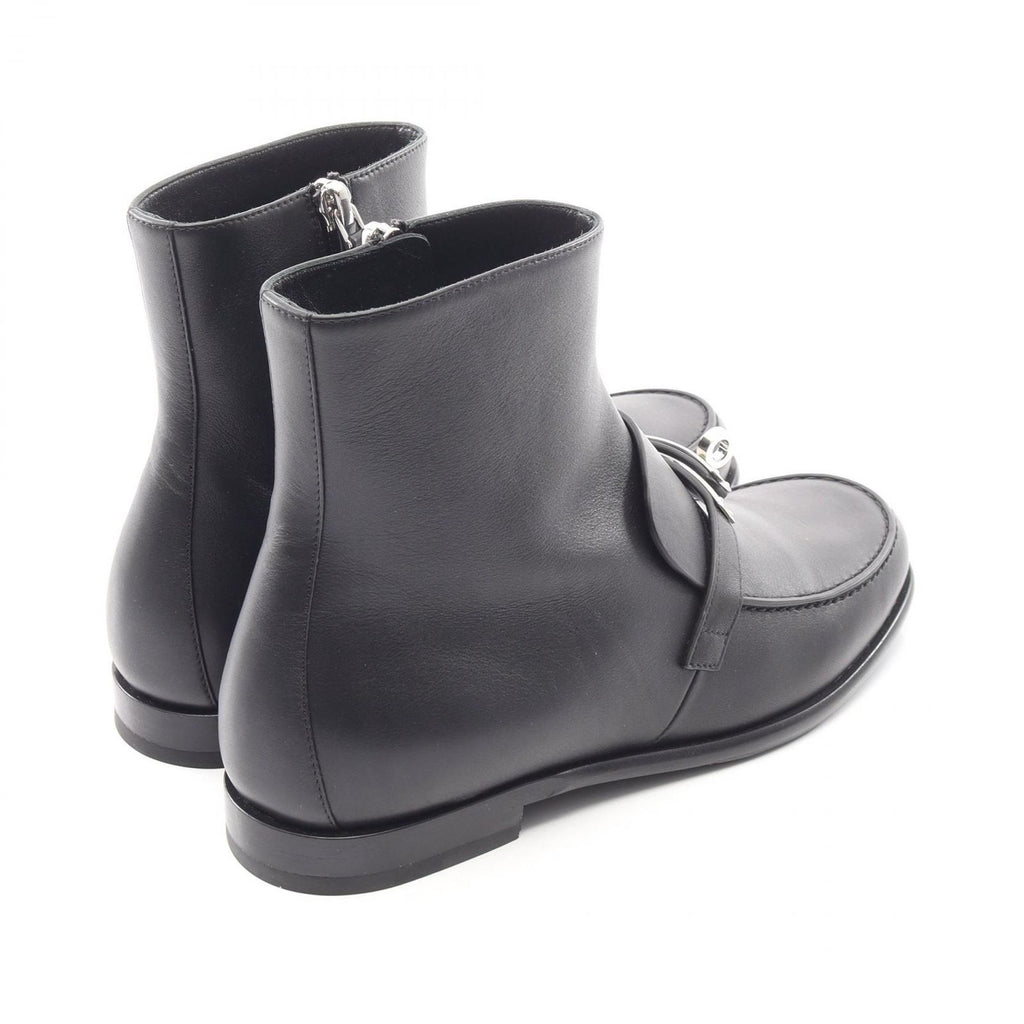 Hermes Boots Kelly Buckle Short Leather — view 2