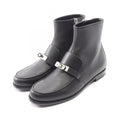 Hermes Boots Kelly Buckle Short Leather