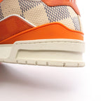 Louis Vuitton Sneakers LV Trainer Line Orange White Canvas — view 9