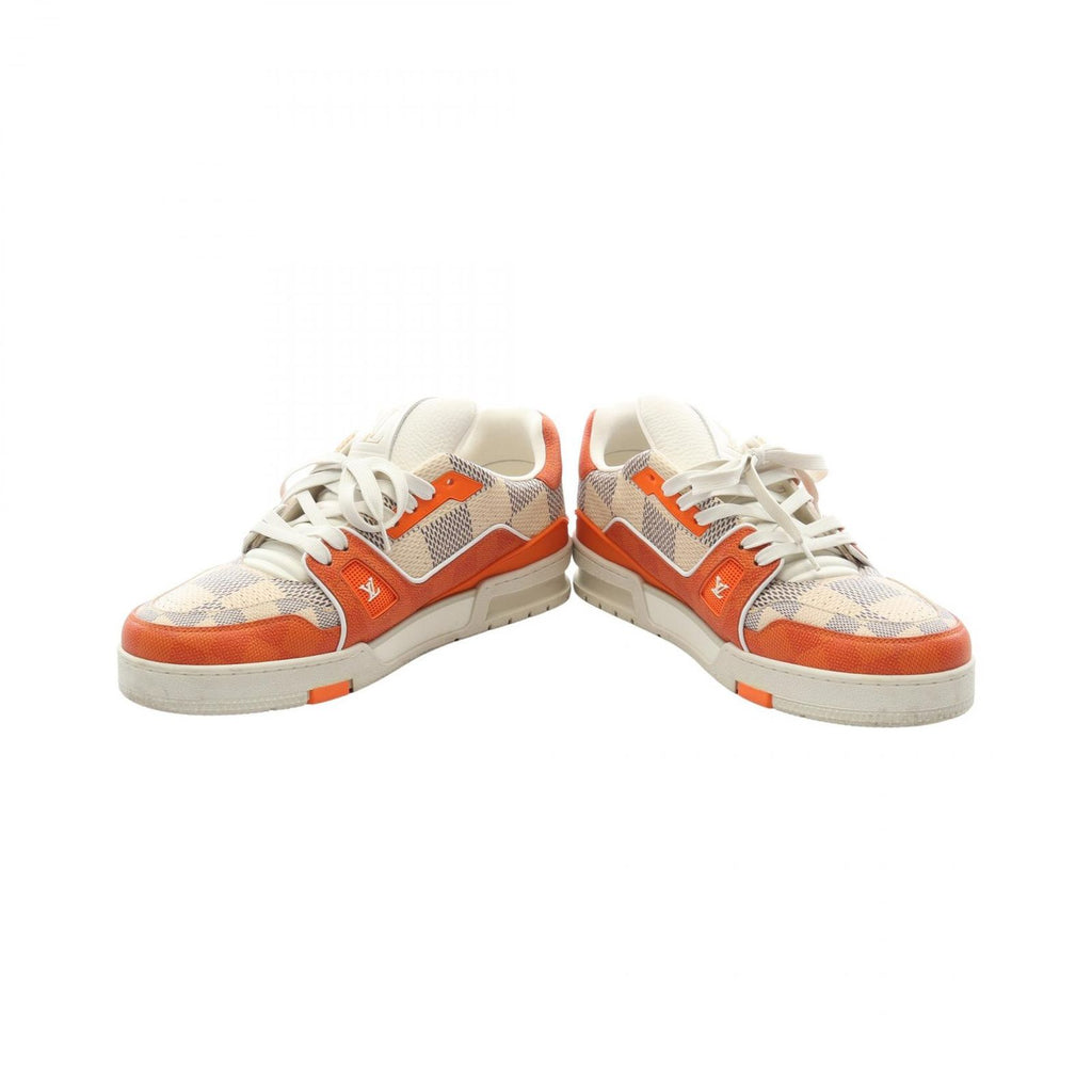 Louis Vuitton Sneakers LV Trainer Line Orange White Canvas — view 3