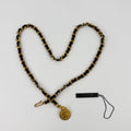 Chanel CC Logo Chain Gold Black Available Vintage Necklace