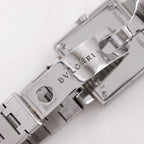 Bvlgari a Dos Rad Stainless Steel Black Quartz Analog Display Dial Watch — view 9