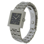 Bvlgari a Dos Rad Stainless Steel Black Quartz Analog Display Dial Watch — view 2