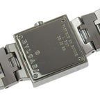 Bvlgari a Dos Rad Stainless Steel Black Quartz Analog Display Dial Watch — view 5