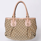 Gucci Handbag GG Canvas Beige Logo