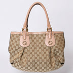 Gucci Handbag GG Canvas Beige Logo — view 2