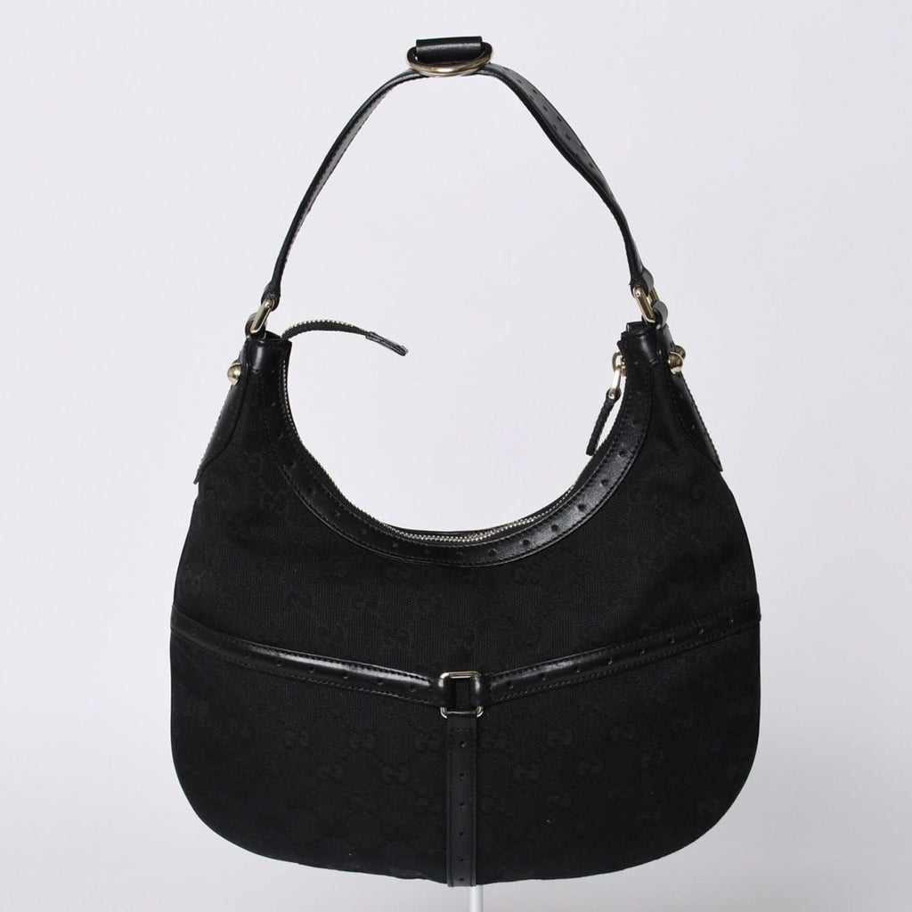 Gucci Shoulder Bag GG Canvas Sherry Line Black — view 2