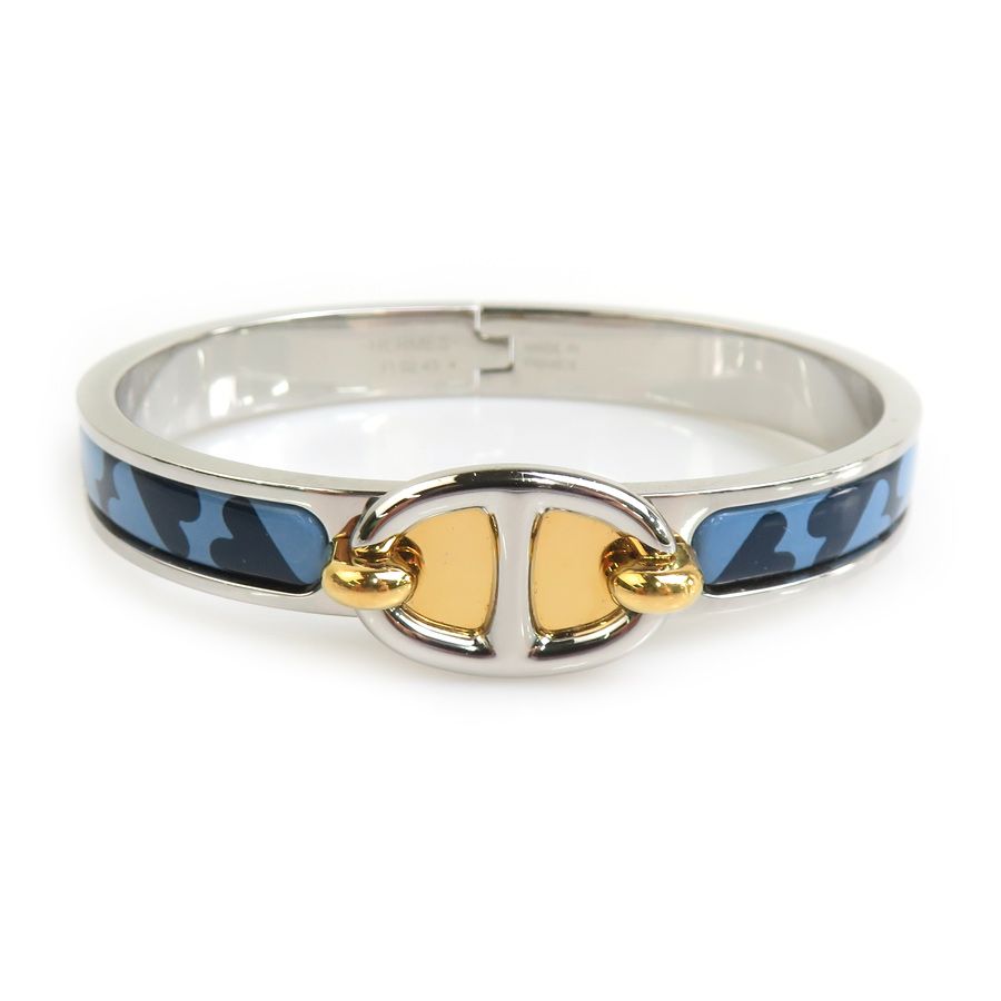 Hermes Bracelet Bangle Mini Click Chaine D'ancre