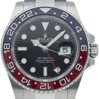 Rolex GMT Master 2 Watch Oyster Box SS Black