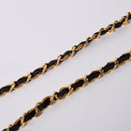 Chanel S Flap S Chain Shoulder Bag CC Logo Caviar Leather Black Gold — view 5
