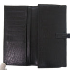 Gucci Bambu Bifold Wallet Leather Black Brown — view 4
