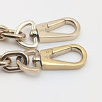Louis Vuitton Chain Shoulder Strap Speedy Bandouliere Empreinte Leather White — view 7