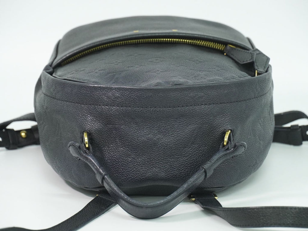Louis Vuitton LV Sorbonne Monogram Empreinte Leather Backpack Noir — view 5