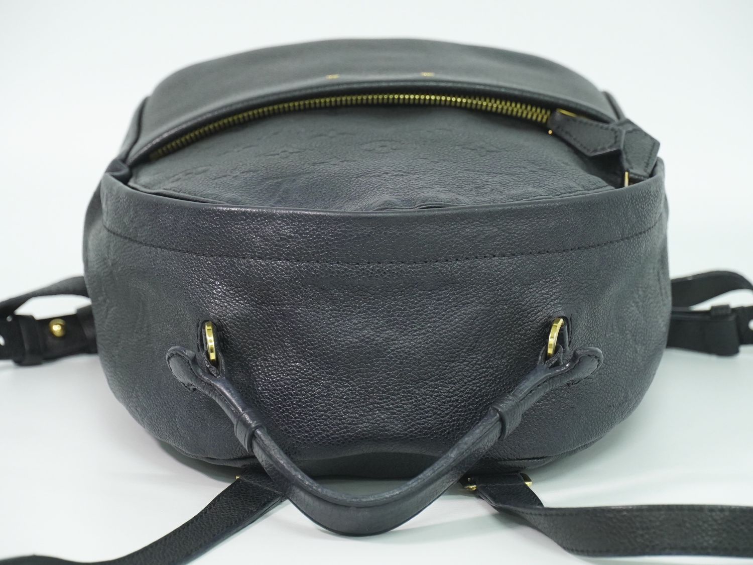 Louis Vuitton LV Sorbonne Monogram Empreinte Leather Backpack Noir — view 5