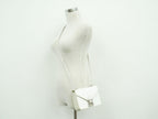 Fendi Leather Shoulder Bag Pochette White — view 6