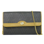 Dior Honeycomb Pattern Chain Shoulder Bag Black