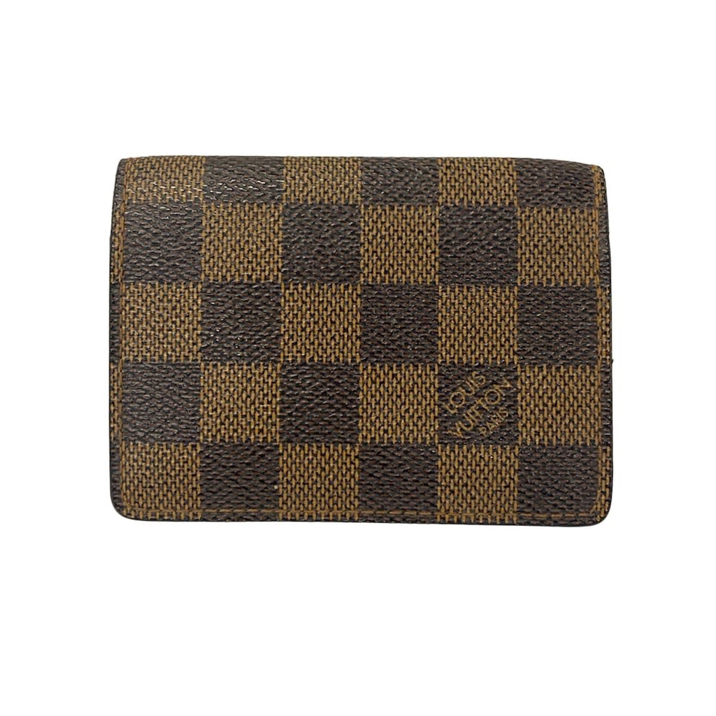 Louis Vuitton Card Case Damier Business Holder Ebene