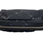 Chanel Travel Line Makeup Pouch Multi Nylon Black White Lightweight Compact — view 7