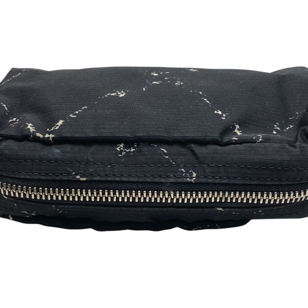 Chanel Travel Line Makeup Pouch Multi Nylon Black White Lightweight Compact — view 7