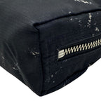 Chanel Travel Line Makeup Pouch Multi Nylon Black White Lightweight Compact — view 3