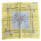 Hermes Carre 40 Petit Scarf Bandana Cannes & Pommeaux Cane Pattern All Over — view 6