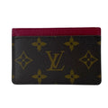 Louis Vuitton Monogram Card Holder Sample Case Canvas Leather Fuchsia Compact