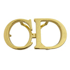 Dior CD Belt Buckle Gold Metal Coordination Accent Style Ring