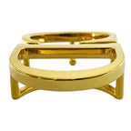 Dior CD Belt Buckle Gold Metal Coordination Accent Style Ring