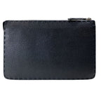 Fendi Mon Star Bugs Eye Clutch Leather Black Gold Slim Lightweight Practical — view 2