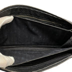 Fendi Mon Star Bugs Eye Clutch Leather Black Gold Slim Lightweight Practical — view 8