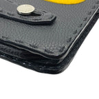 Fendi Mon Star Bugs Eye Clutch Leather Black Gold Slim Lightweight Practical — view 3
