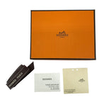 Hermes Carmen Tassel Key Holder Key Sling Bag Charm Amyo Milo Leather Navy — view 8