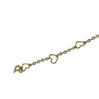 Dior Logo Heart Bracelet Gold Metal Gorgeous — view 5