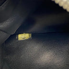 Chanel Sequin Waterfall Backpack CC Logo Gray Black Silver Lightweight Practical — view 7