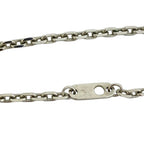 Louis Vuitton Pendant LV Glove Necklace Silver Crystal Metal Gorgeous — view 7