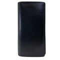 Louis Vuitton Epi Portefeuille Brazza Wallet Bifold Leather Black Business