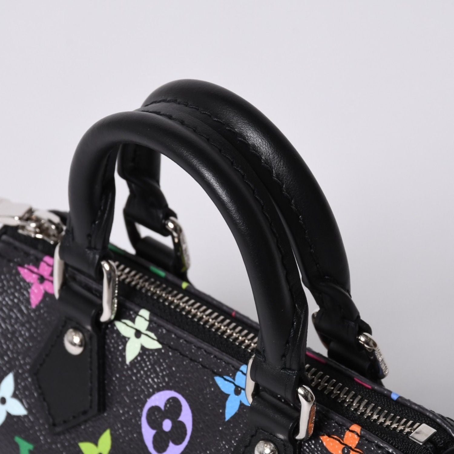 Louis Vuitton Nano Speedy Takashi Murakami Multicolor Black 2-Way Bag Leather — view 7