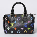 Louis Vuitton Nano Speedy Takashi Murakami Multicolor Black 2-Way Bag Leather — view 2