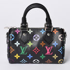 Louis Vuitton Nano Speedy Takashi Murakami Multicolor Black 2-Way Bag Leather — view 3