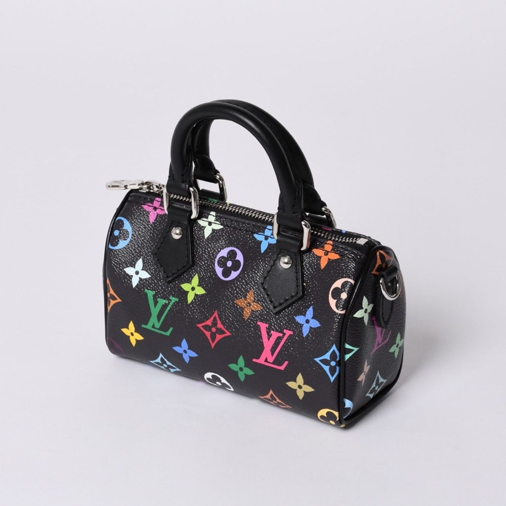 Louis Vuitton Nano Speedy Takashi Murakami Multicolor Black 2-Way Bag Leather — view 4