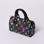 Louis Vuitton Nano Speedy Takashi Murakami Multicolor Black 2-Way Bag Leather — view 4