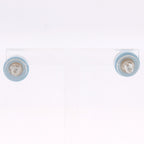 Chanel Logo CC Stripe Resin Rhinestone Metal Gold 13c Earrings — view 3